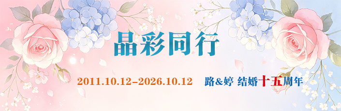 晶彩同行-结婚十五周年写真