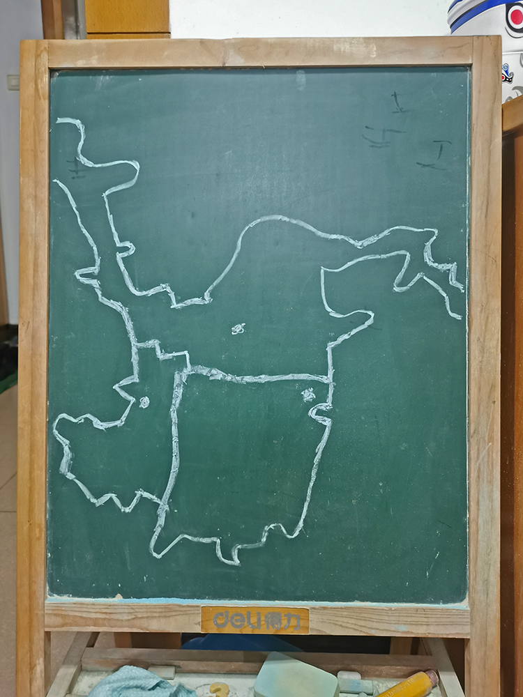 在黑板上画三国地图（20210219）