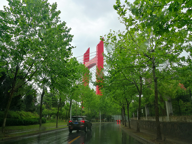 雨中的淠史杭大桥（20180422）