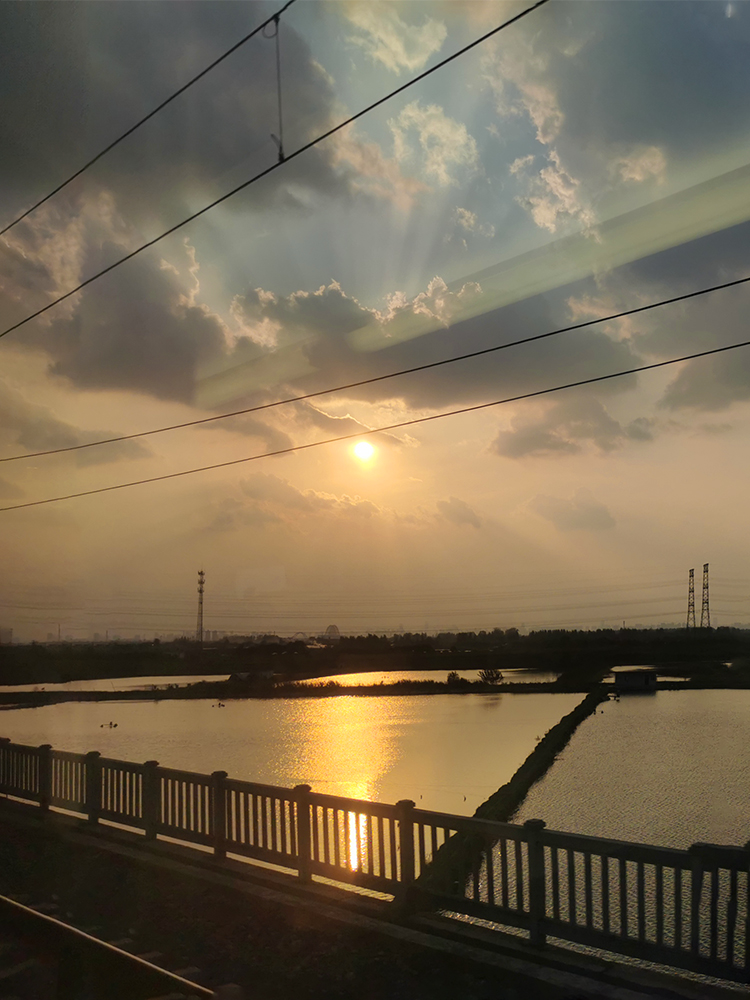 铁路沿线的夕阳（20200911）