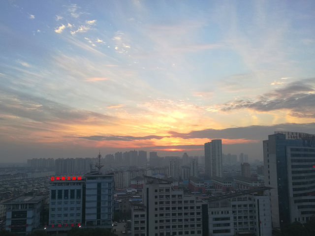 六安的晚霞（20171222）