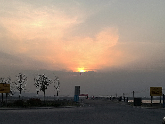 苏埠苏石大桥的晚霞（20180325）