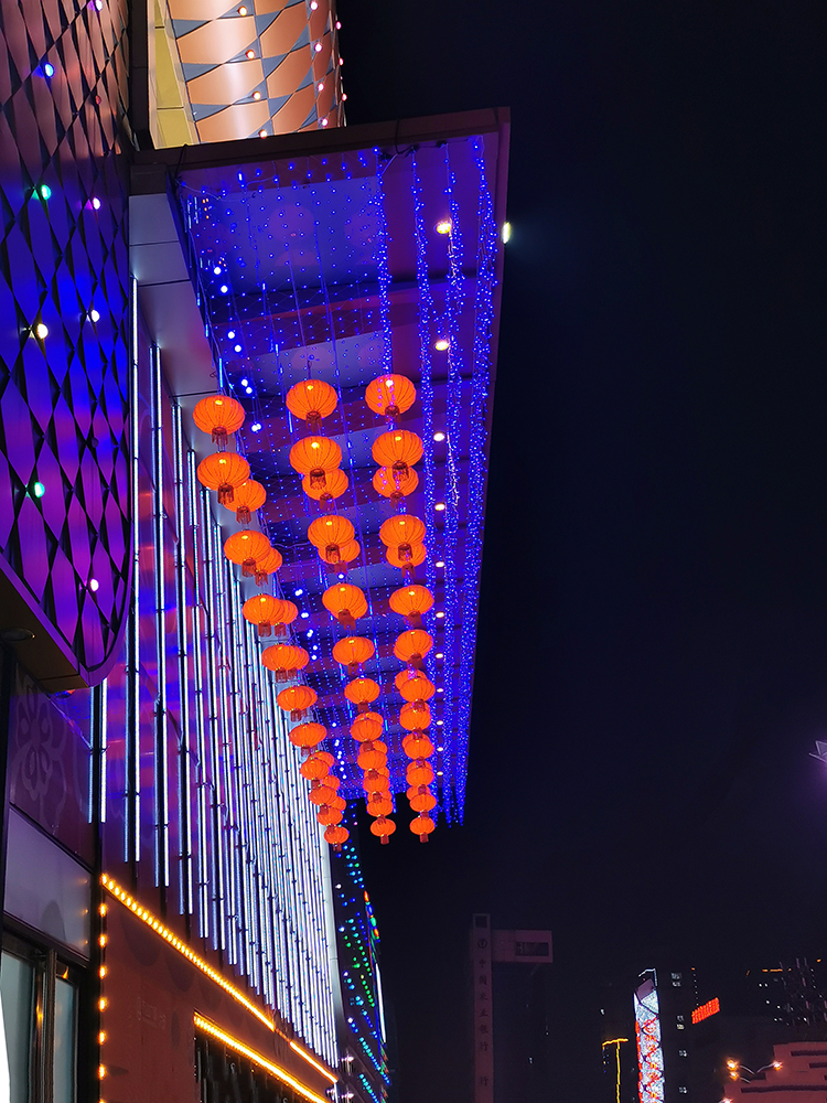 春节的灯光布景（20200119）